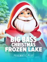 big bass christmas frozen lake logo